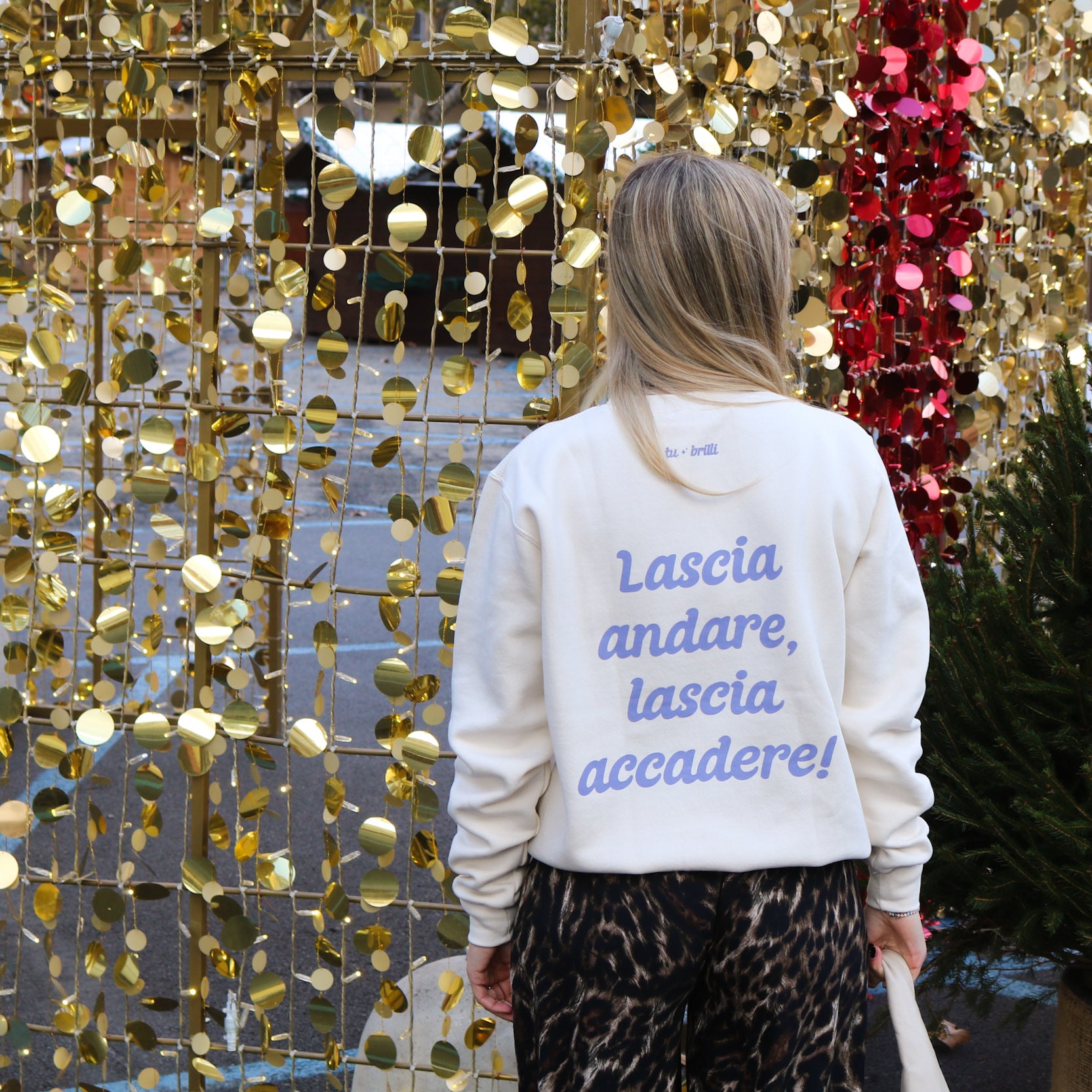 LASCIA ACCADERE | Felpa Motivazionale