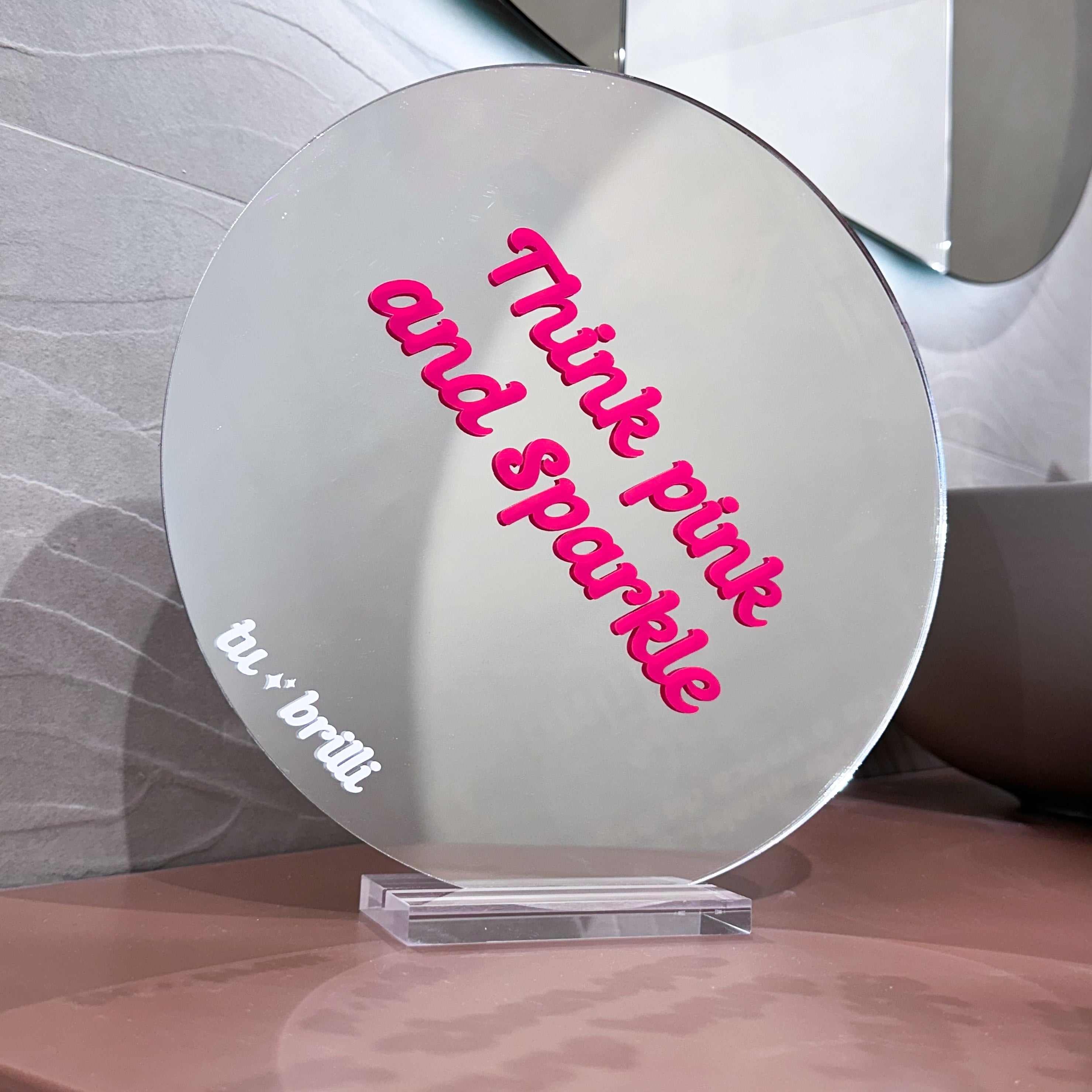 THINK PINK AND SPARKLE | Sparkle Mirror