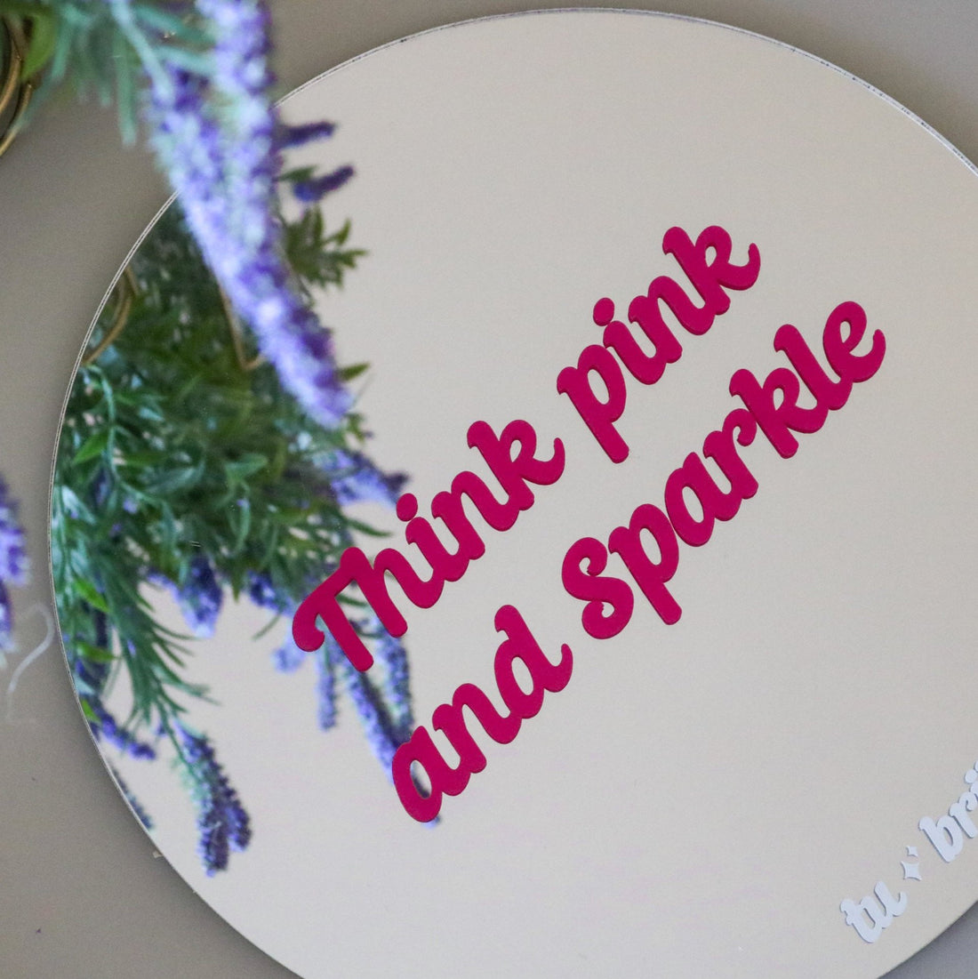 THINK PINK AND SPARKLE | Sparkle Mirror