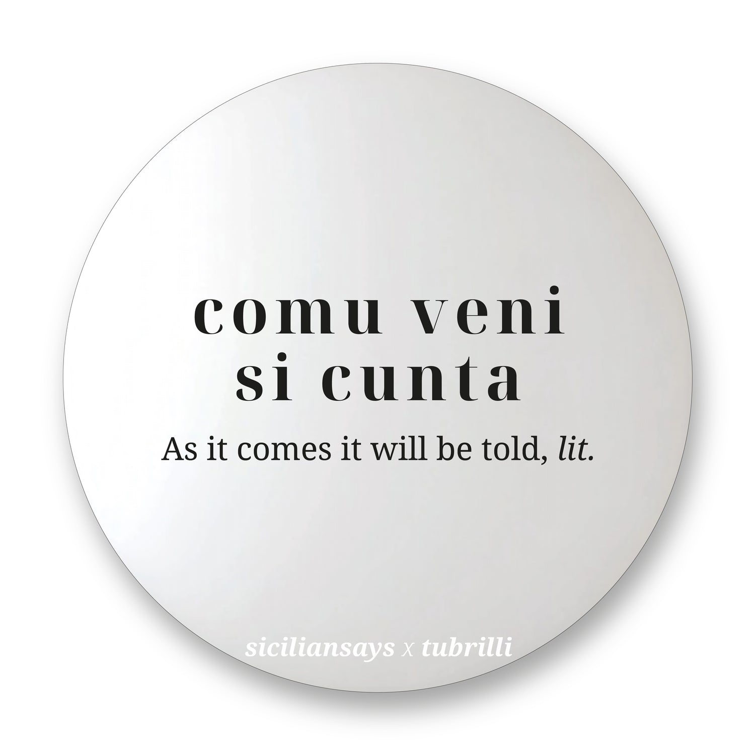 COMU VENI SI CUNTA | Sparkle Mirror